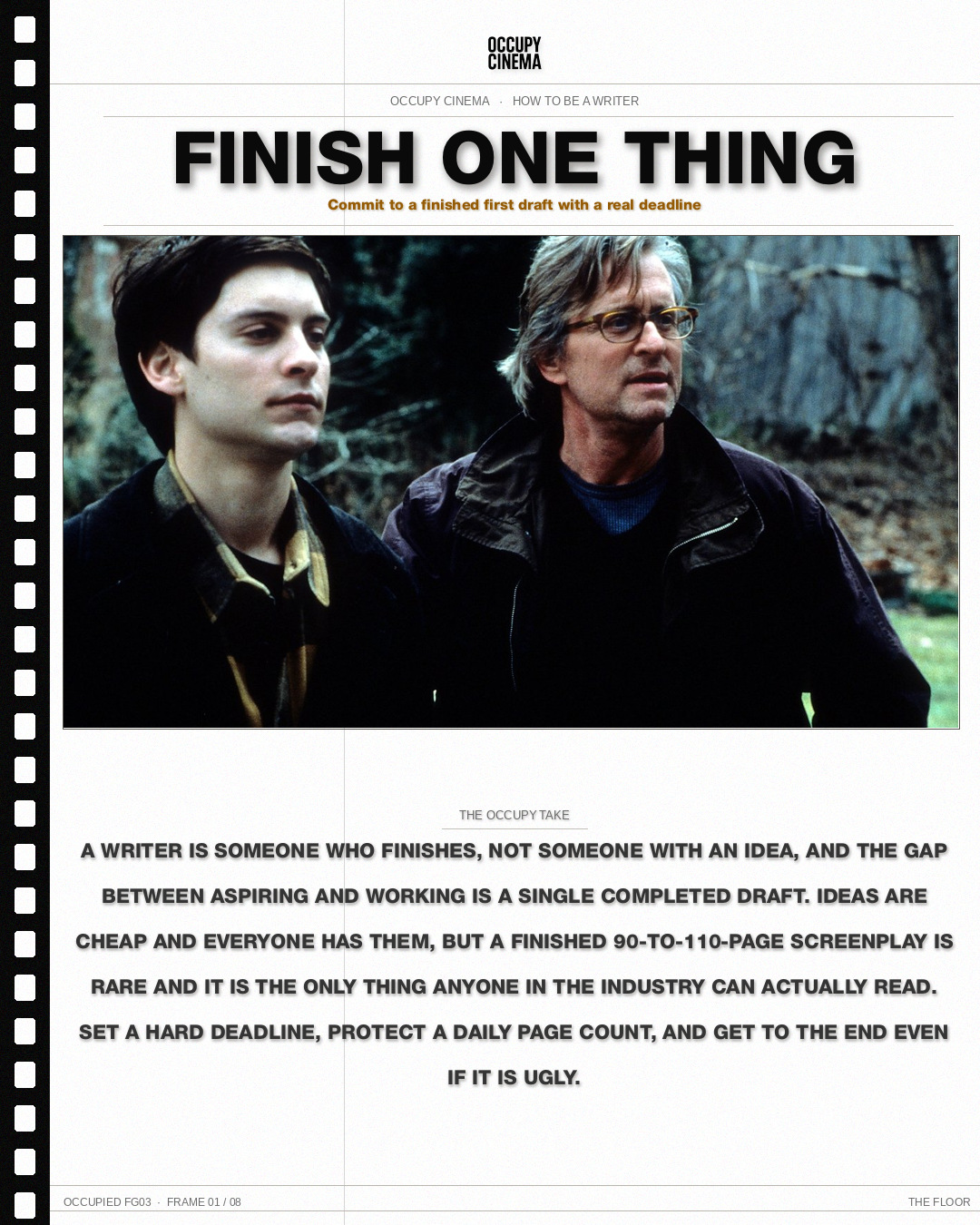 The Screenwriting Grind: Finish the Draft, Build the Career, image 2 of 8