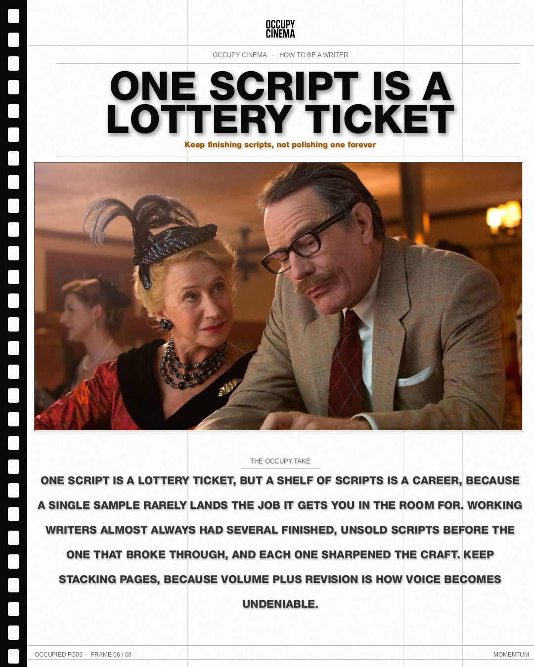 The Screenwriting Grind: Finish the Draft, Build the Career, image 7 of 8
