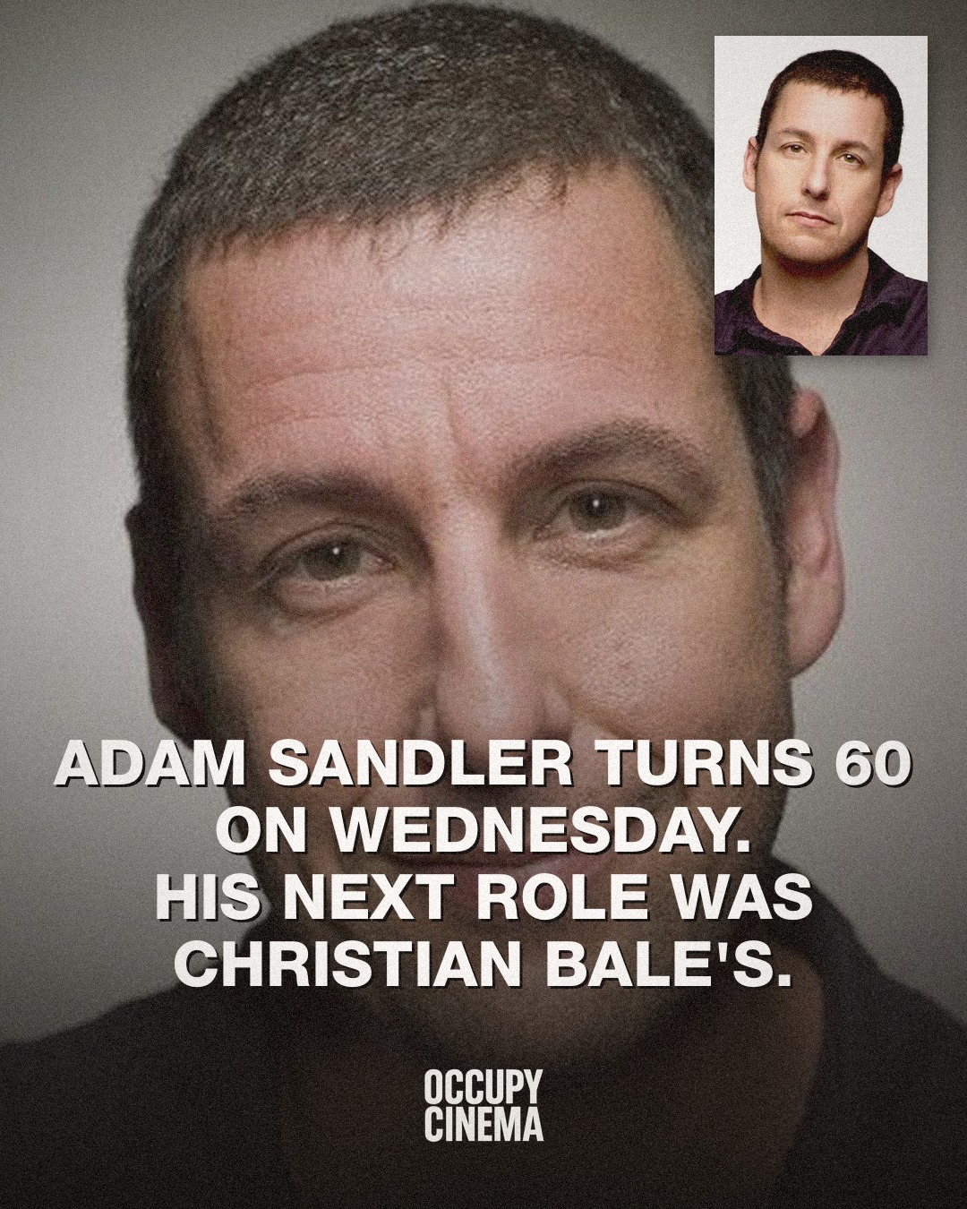 Adam Sandler and Scott Cooper Team Up for Netflix's 'Time Out' Remake