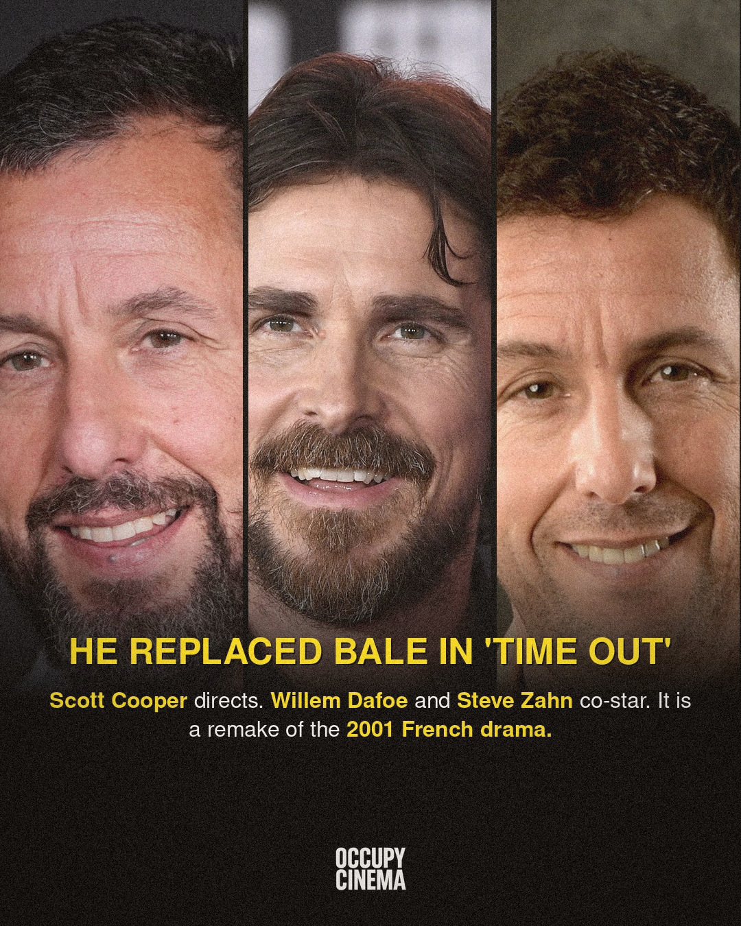 Adam Sandler and Scott Cooper Team Up for Netflix's 'Time Out' Remake, image 2 of 4