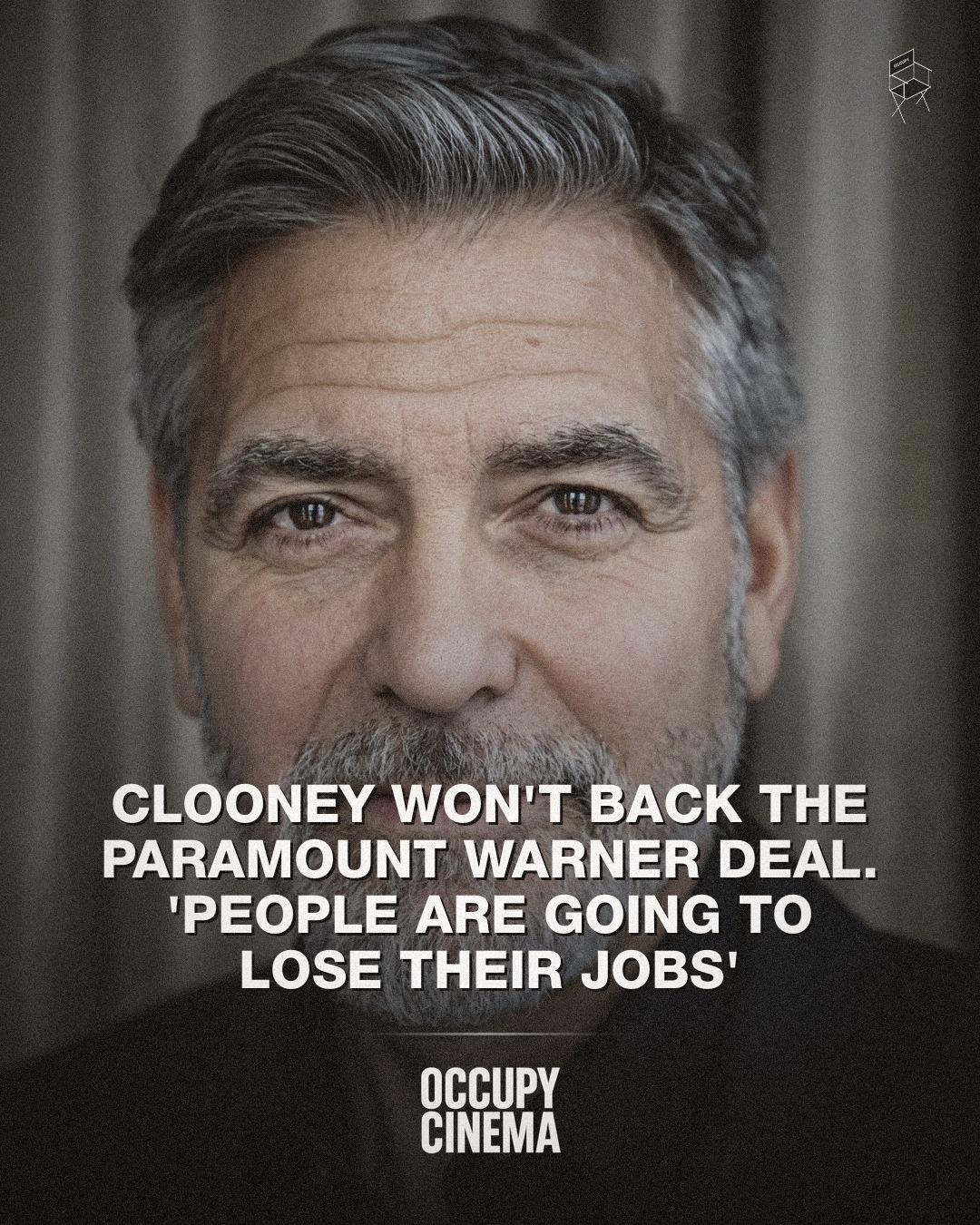 Clooney Pans Studio Mergers, Citing Industry Job Losses