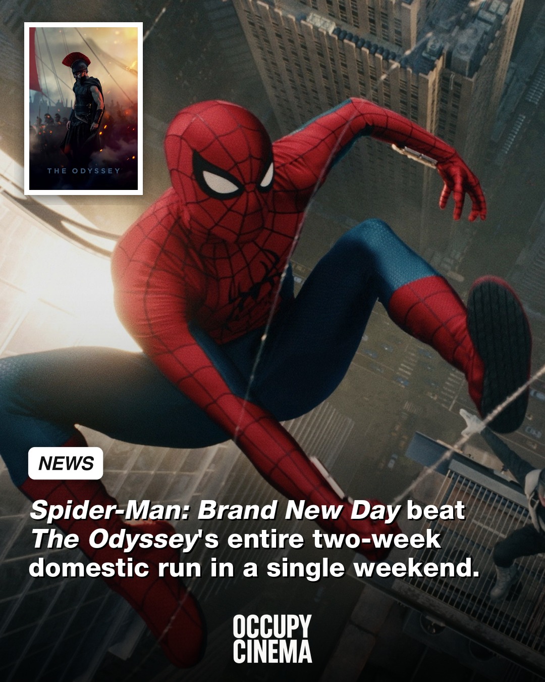 $360 Million in Three Days: Spider-Man Rewrites Box Office History as Nolan Holds the Line