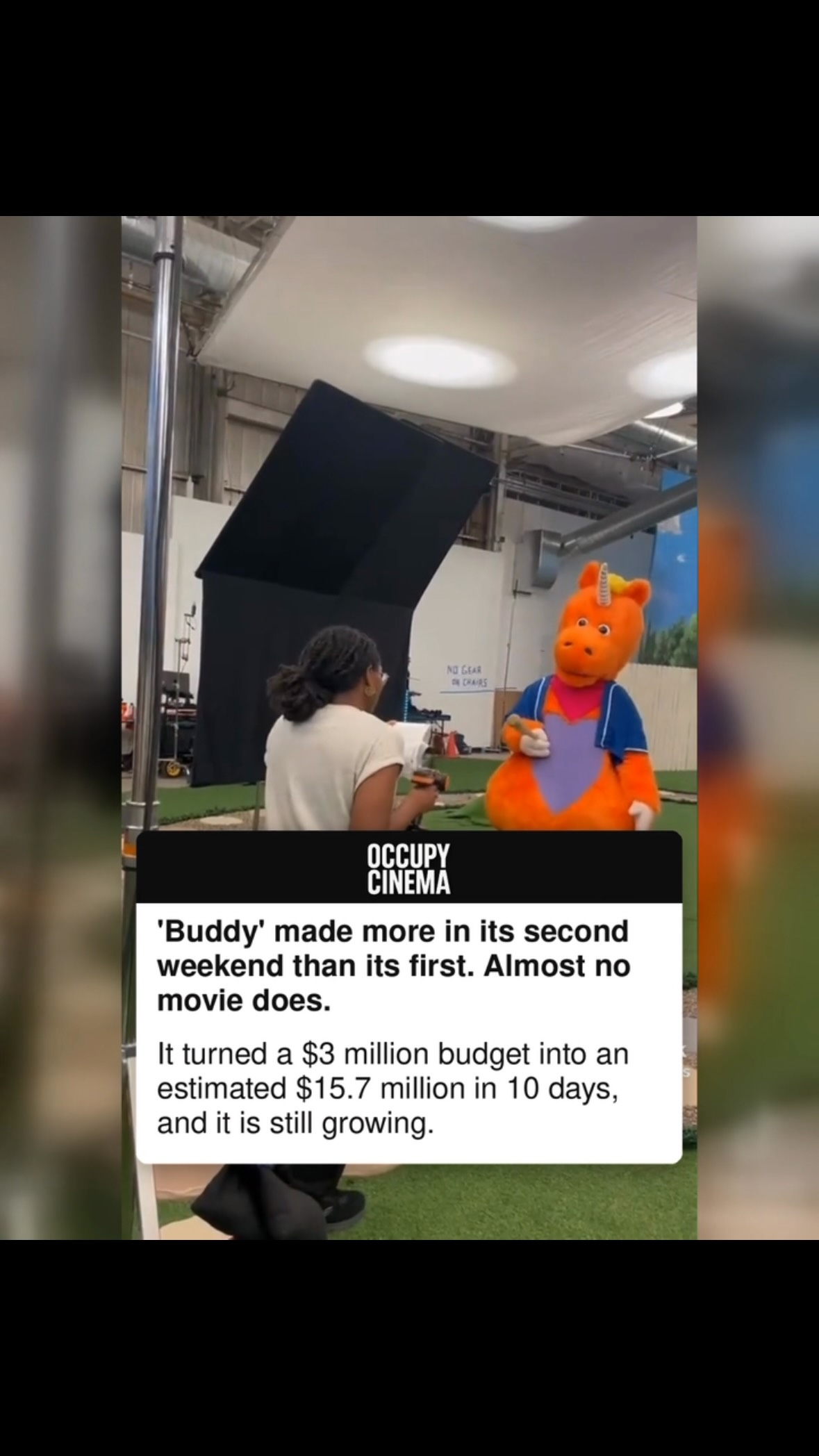 Box Office Anomaly: 'Buddy' Defies Gravity With Second-Weekend Surge