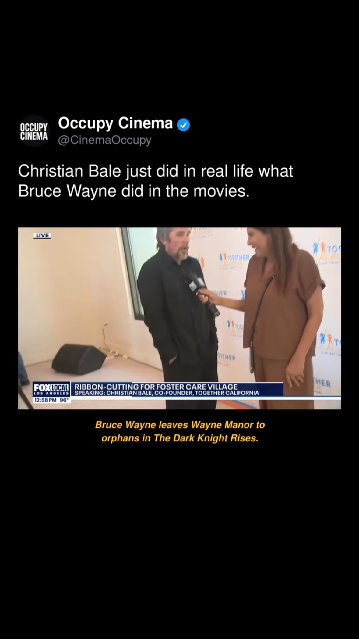 Christian Bale's Ambitious $22 Million Foster Care Initiative