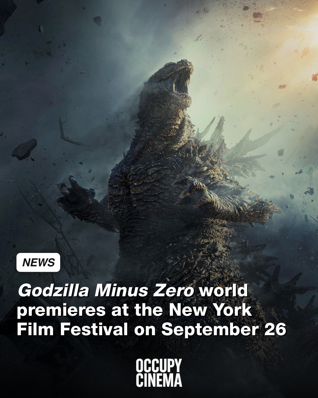 Toho and GKIDS Take Manhattan: ‘Godzilla Minus Zero’ Premieres as NYFF 64 Spotlight Gala