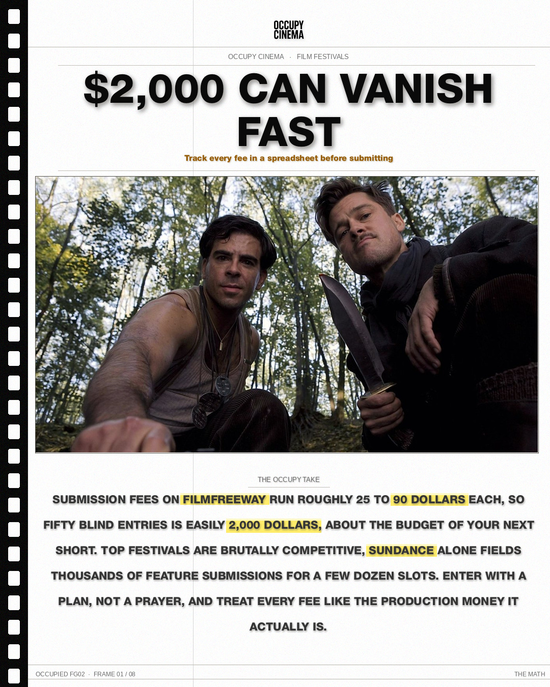 Film Festival Strategy: Maximize ROI on Your Submission Budget, image 2 of 8
