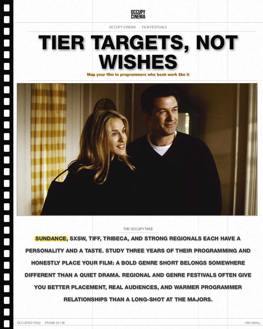 Film Festival Strategy: Maximize ROI on Your Submission Budget, image 5 of 8
