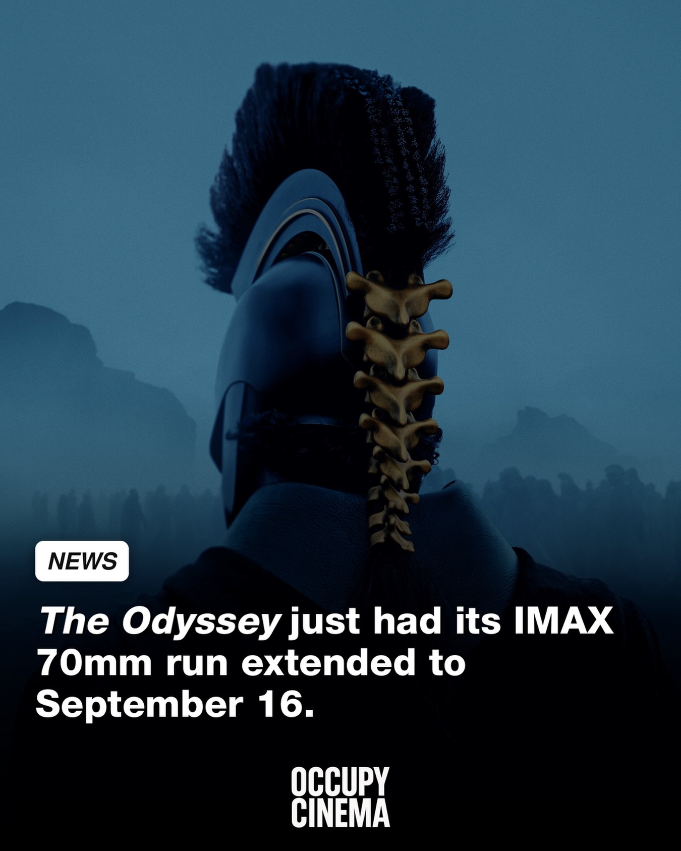 Physical Film Is Winning: Christopher Nolan's 'The Odyssey' Extends IMAX 70mm Run Through September