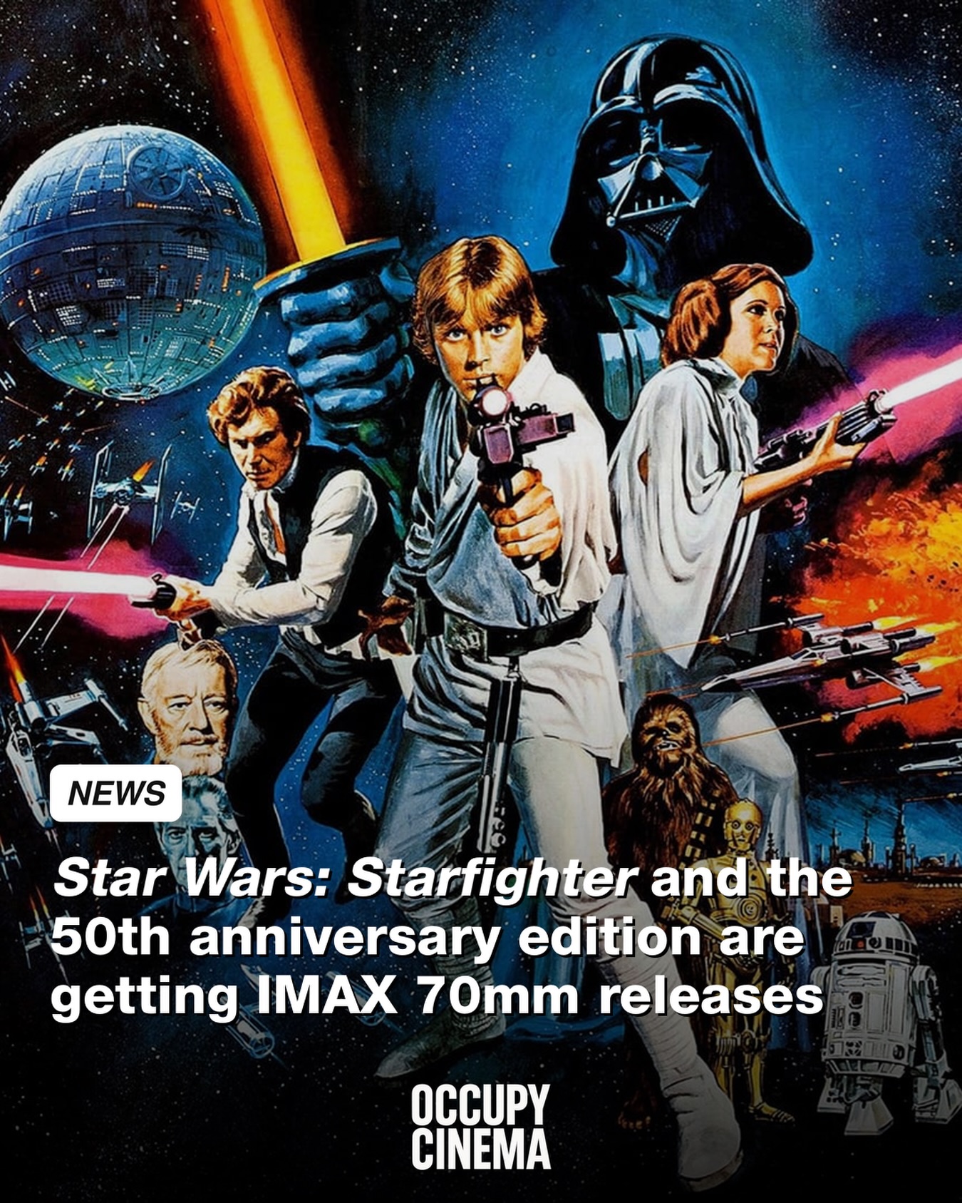IMAX Announces Landmark Star Wars 70mm Run, New Film Details Emerge