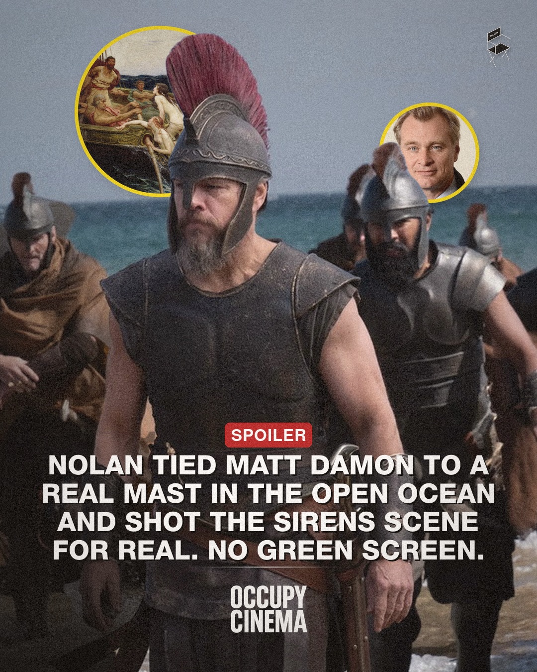 Nolan's 'The Odyssey' Puts Damon Through Existential Torture on IMAX