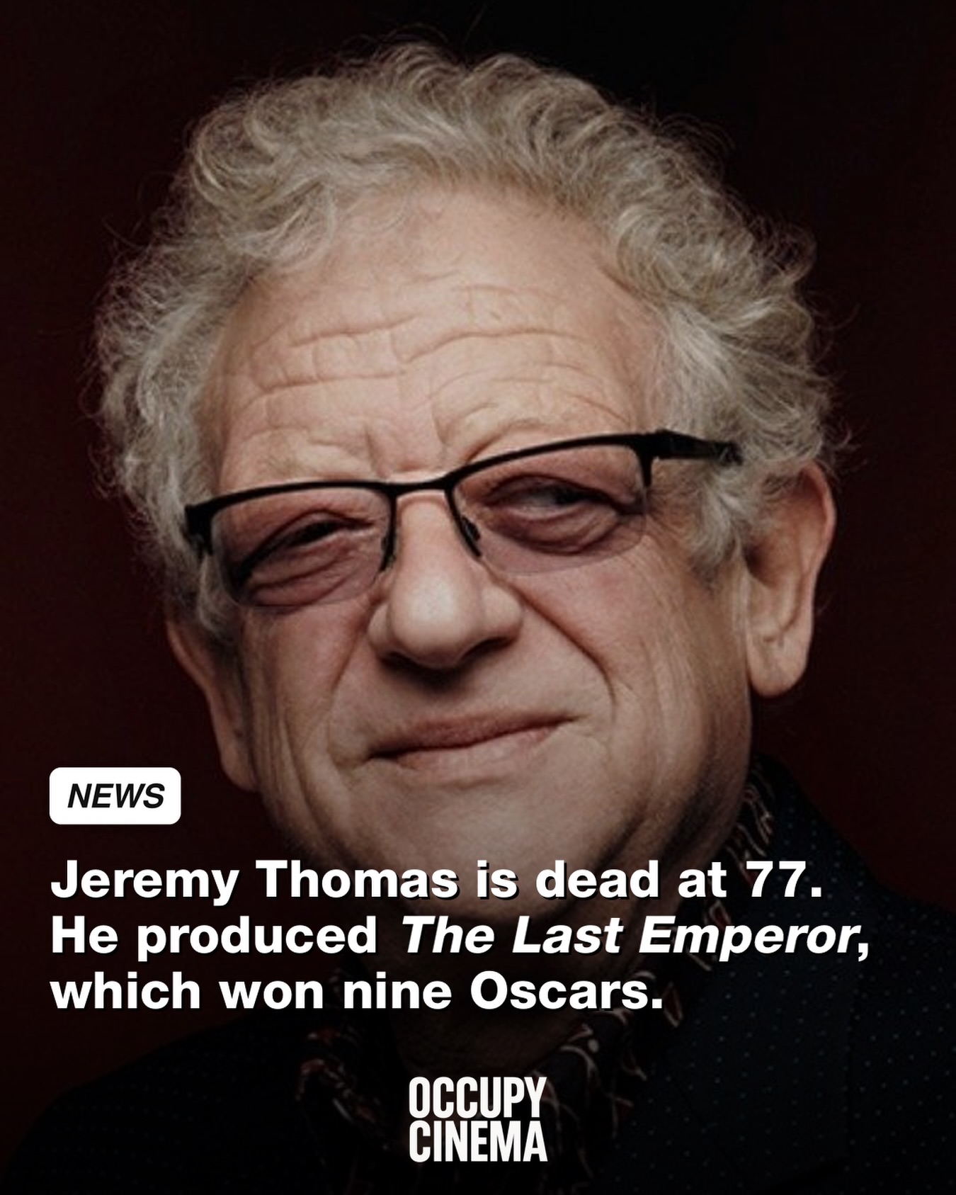 Jeremy Thomas, Independent Film Champion and 'Last Emperor' Producer, Dies at 77
