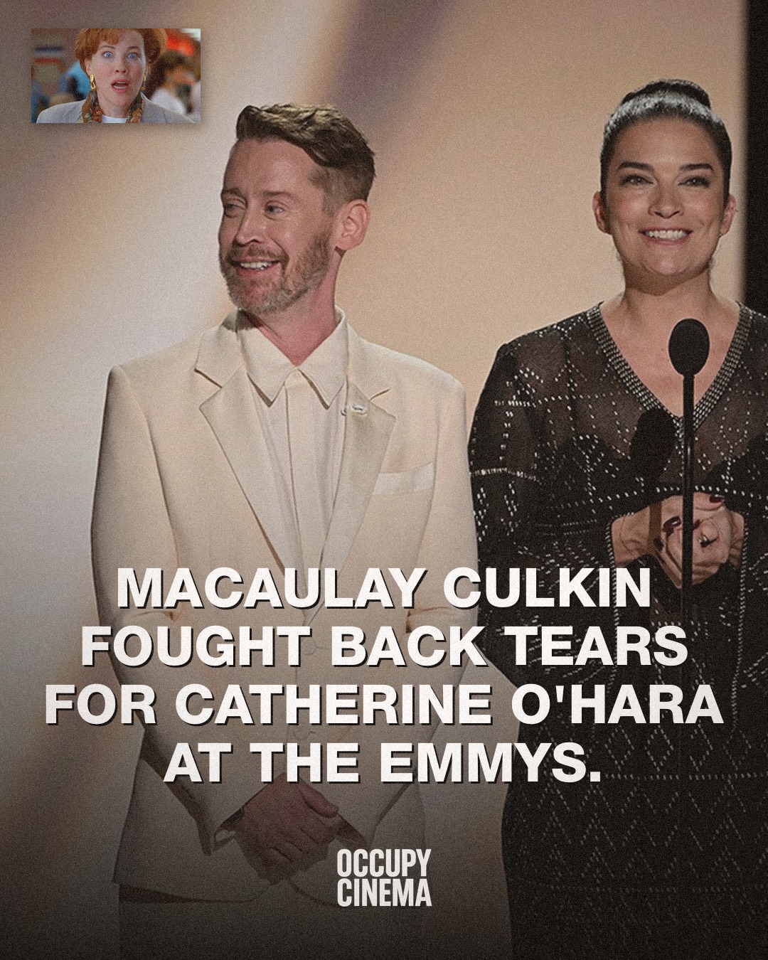Macaulay Culkin Leads Poignant Emmy Tribute to Catherine O'Hara