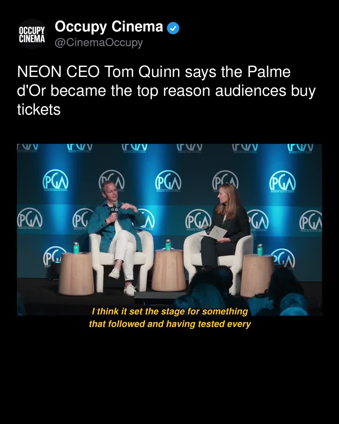 Palme d'Or: Bigger Box Office Than Marketing?