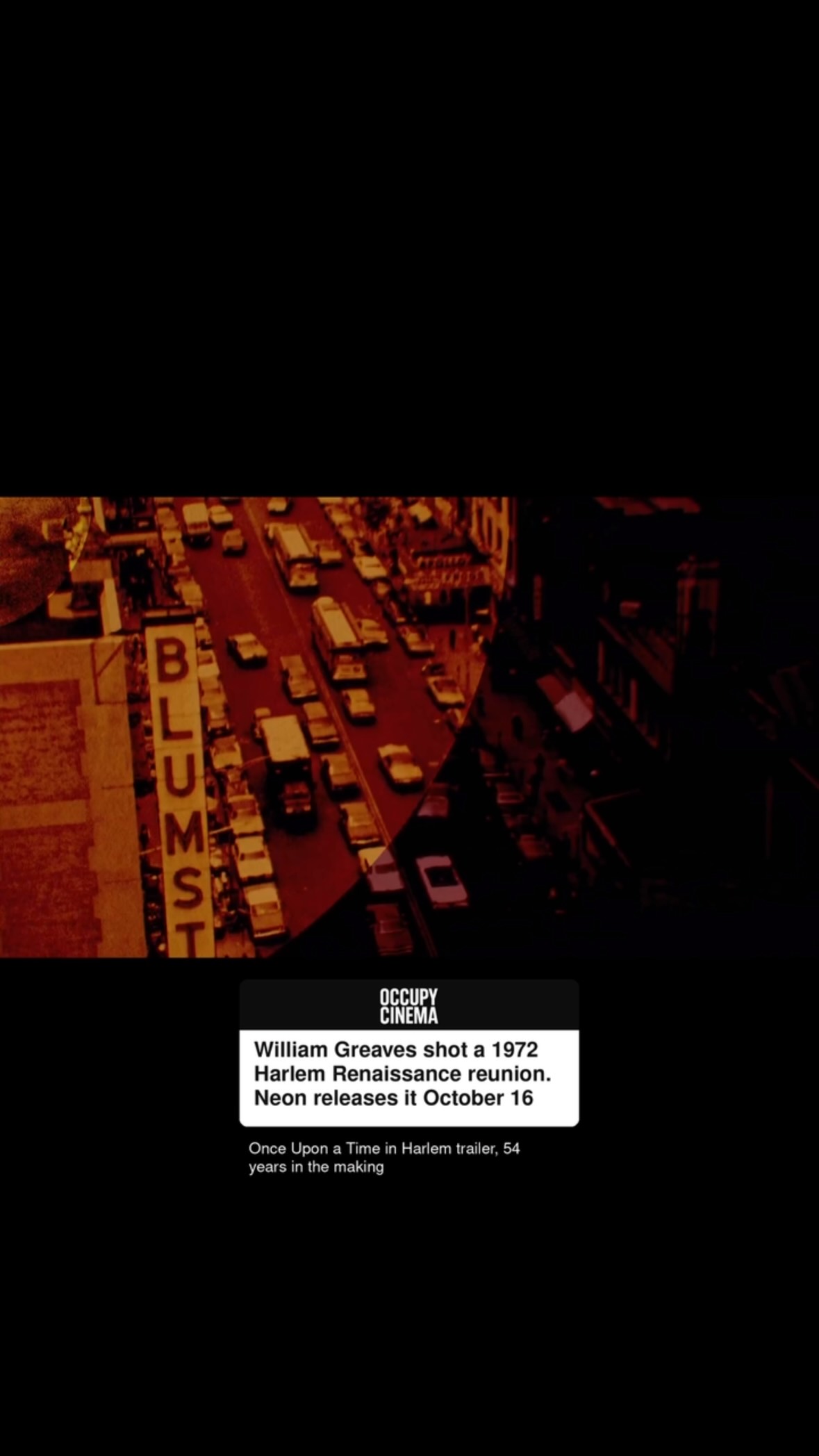 Neon Unearths William Greaves' Lost Harlem Doc, Sets Unusual Festival Rollout