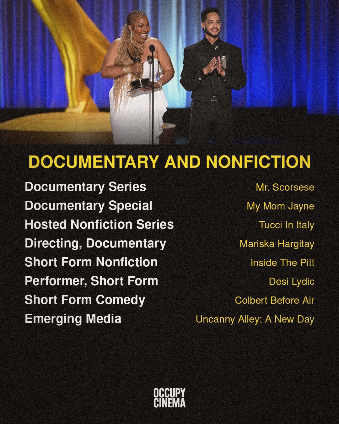Emmys 2026: Bad Bunny Dominates Creative Arts, Colbert Bows Out with Wins, and the Industry Preps for Primetime, image 9 of 13