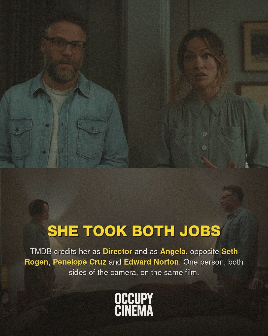 Olivia Wilde, The Invite, and the Rare Double Burden of Directing While Starring, image 2 of 6