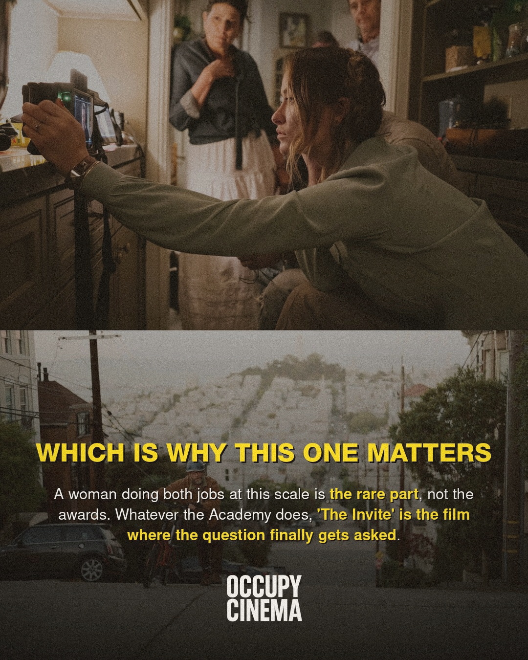Olivia Wilde, The Invite, and the Rare Double Burden of Directing While Starring, image 5 of 6