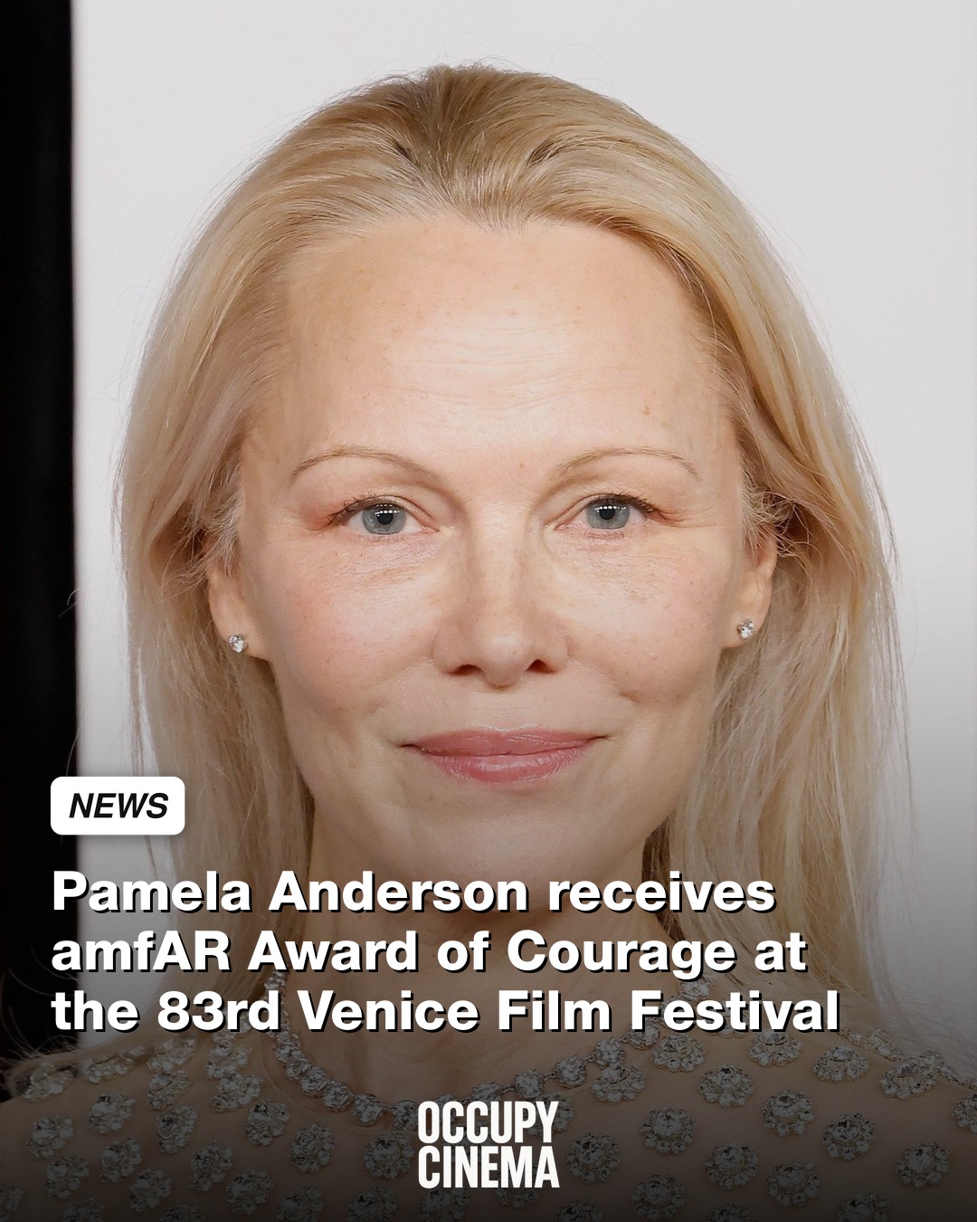 Pamela Anderson to Receive amfAR Award of Courage at Venice Gala