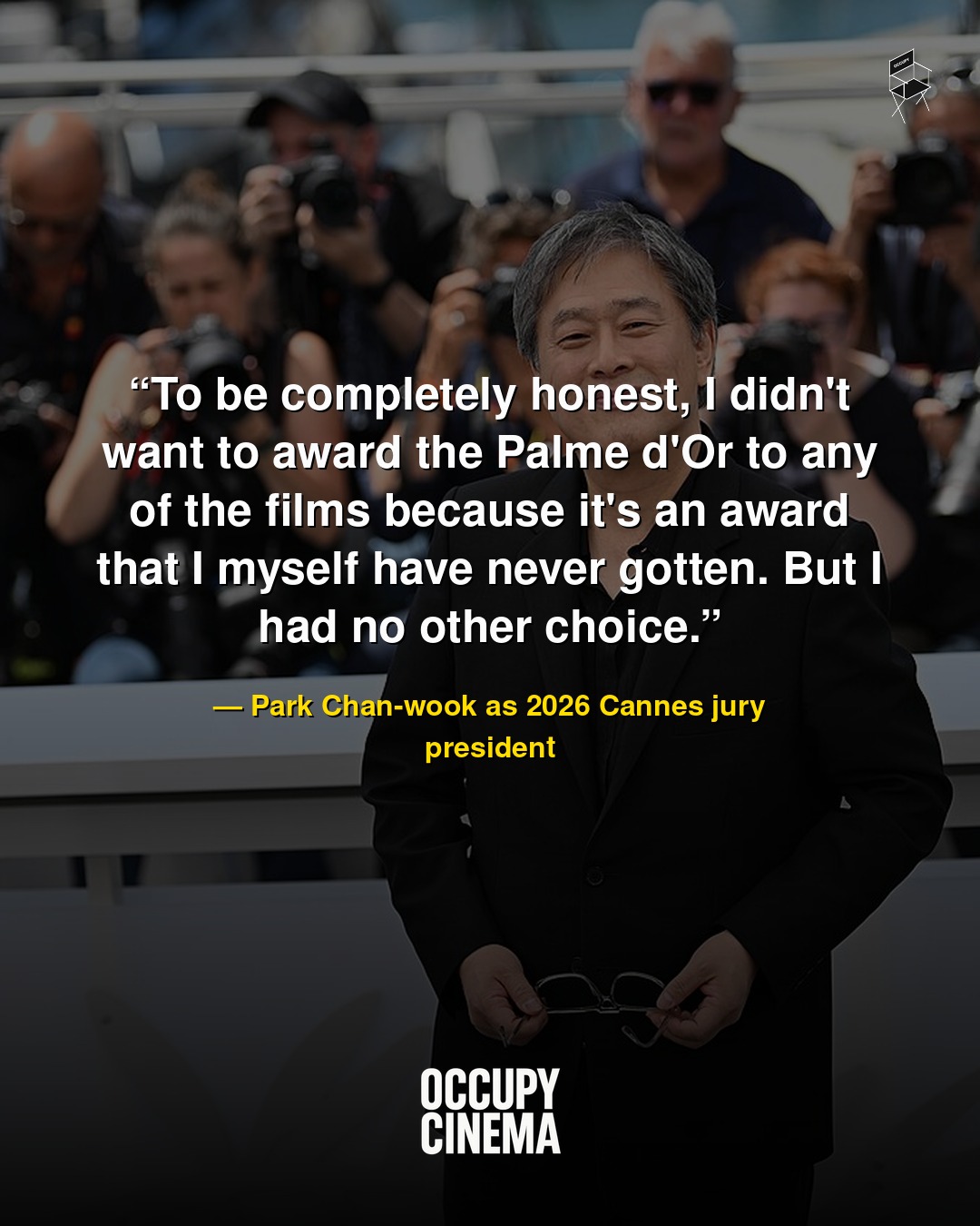 The Unattainable Palm: Park Chan-wook and the Weight of Cannes, image 2 of 2