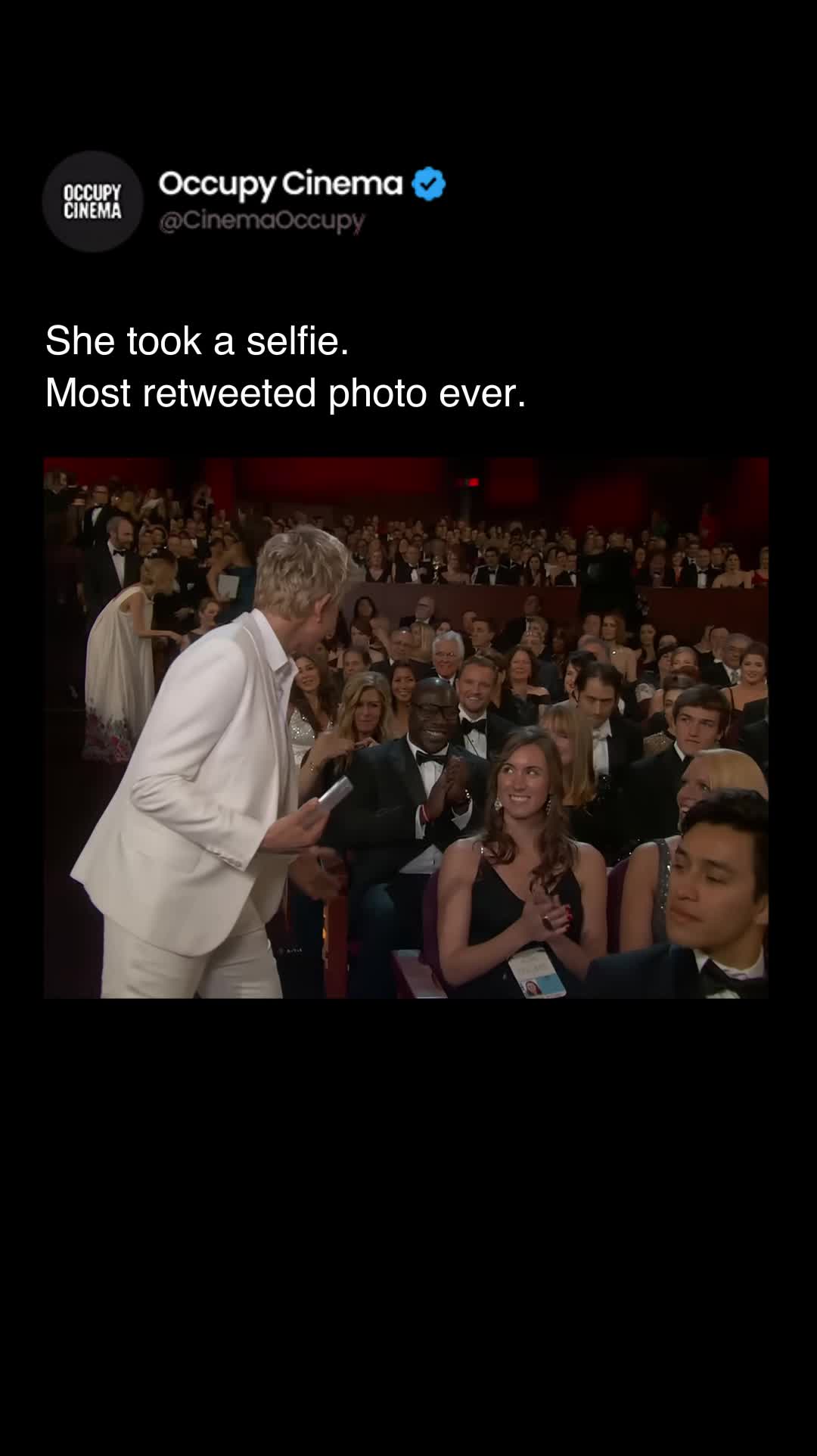 The Billion-Dollar Selfie: How Ellen’s 2014 Oscar Stunt Marked the High-Water Mark of Live TV