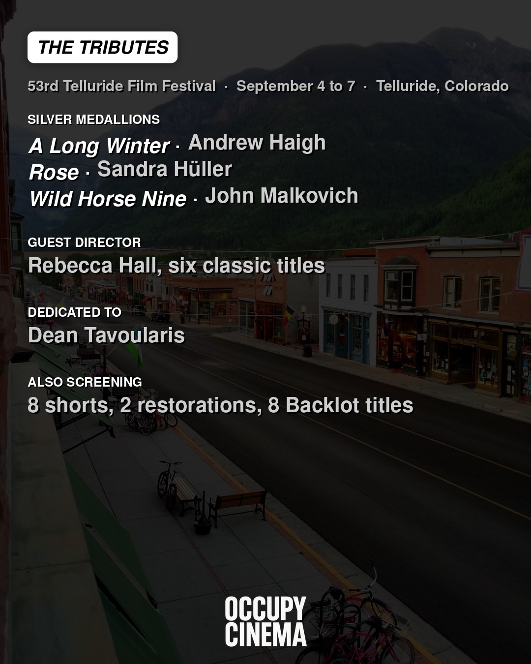 Telluride Unveils Surprise Slate, Kicking Off Awards Season in High Gear, image 6 of 6