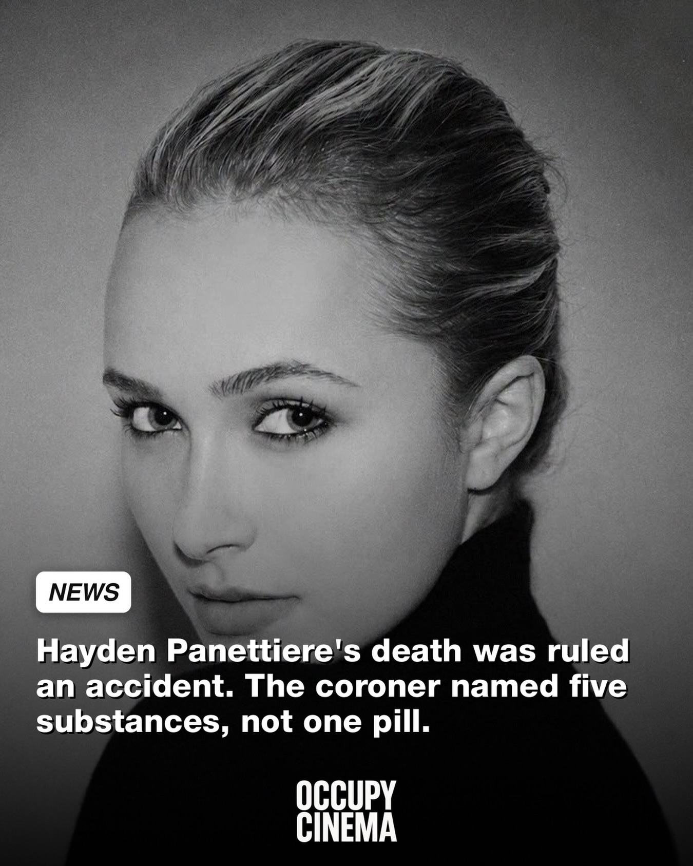 Coroner Rules Hayden Panettiere Death an Accidental Multi-Substance Toxicity
