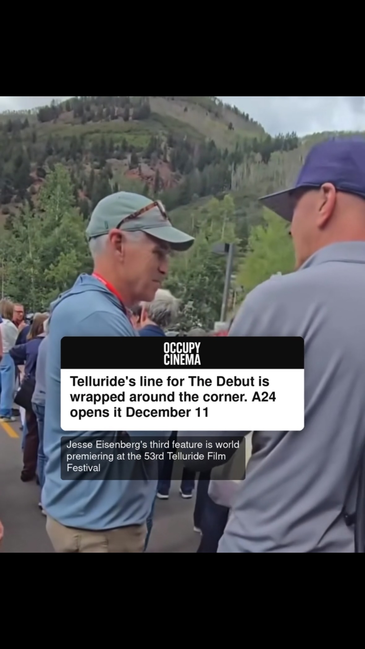 Eisenberg's 'The Debut' Draws Crowds at Telluride, A24 Sets December Bow