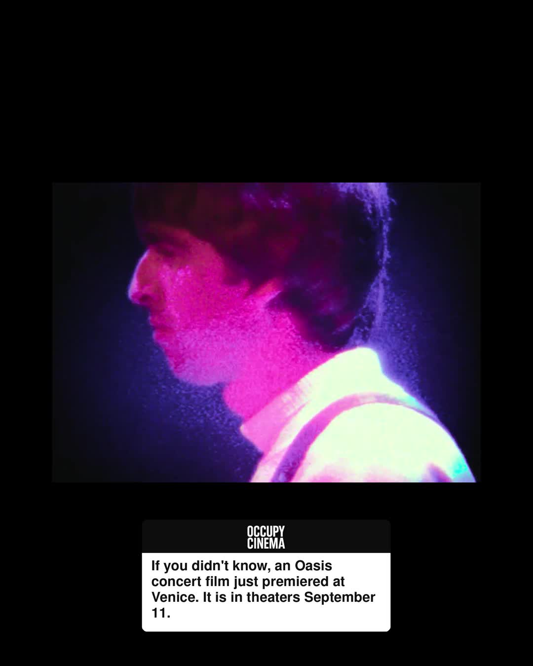 Oasis Documentary Eyes Fall Release After Venice Premiere