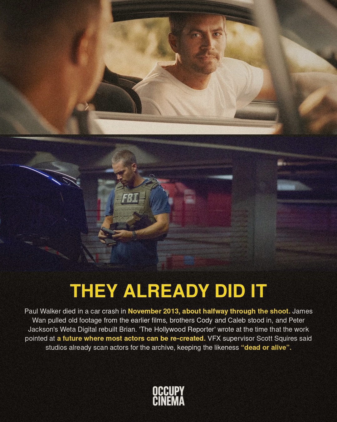 The Digital Resurrection of Brian O'Conner: Who Owns the Future of Paul Walker's Legacy?, image 3 of 6