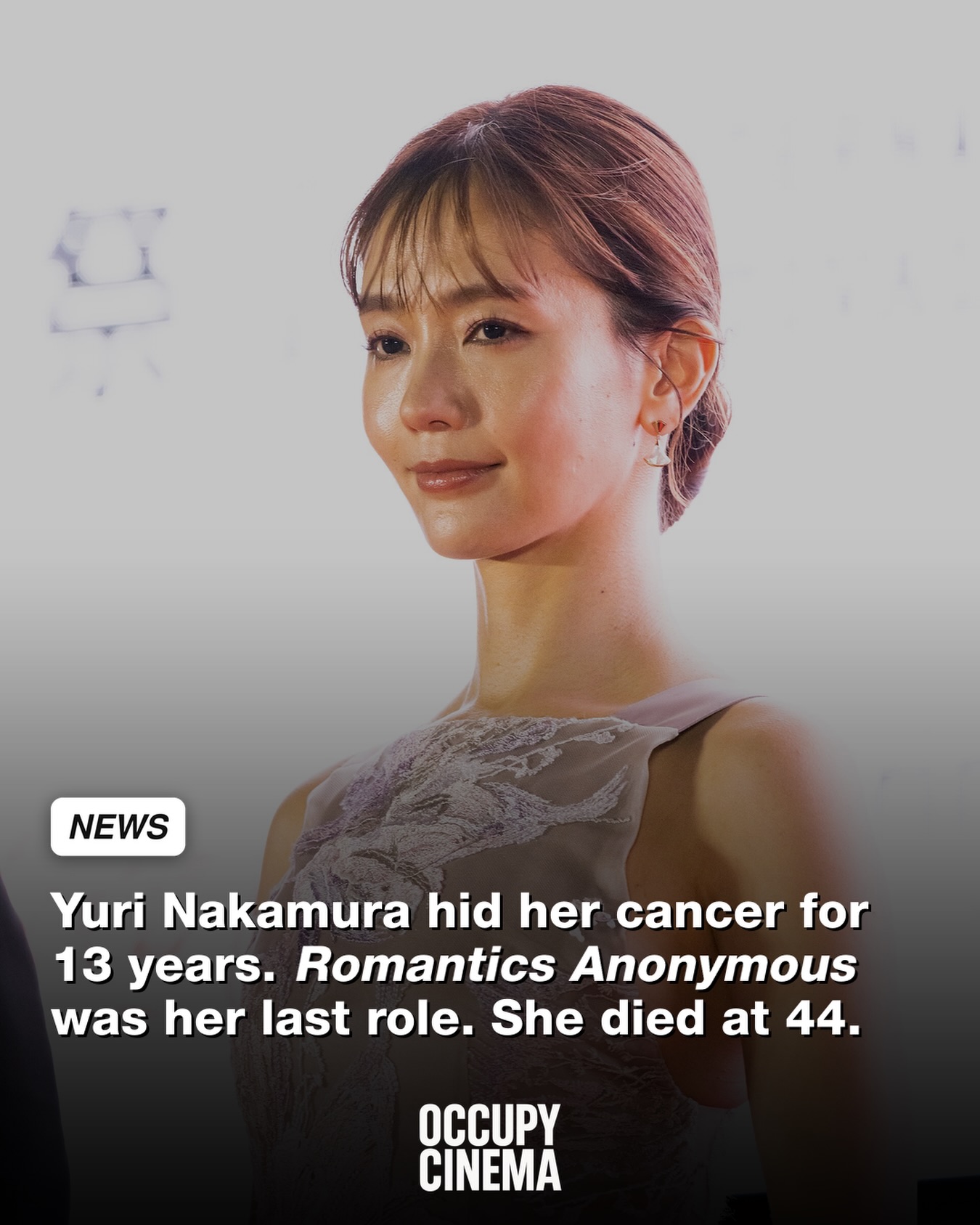 Japanese Actress Yuri Nakamura Dead at 44, Leaving Behind a Legacy of Versatility